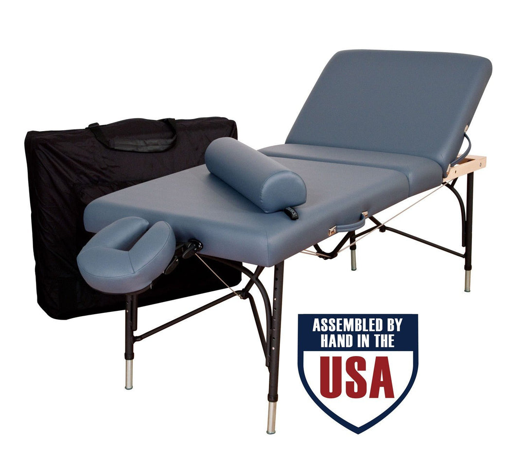 Alliance Aluminum Portable Massage Table Package - ibodycare - Oakworks - Essential Package + Quicklock + Aerocel Pad +Essential Case