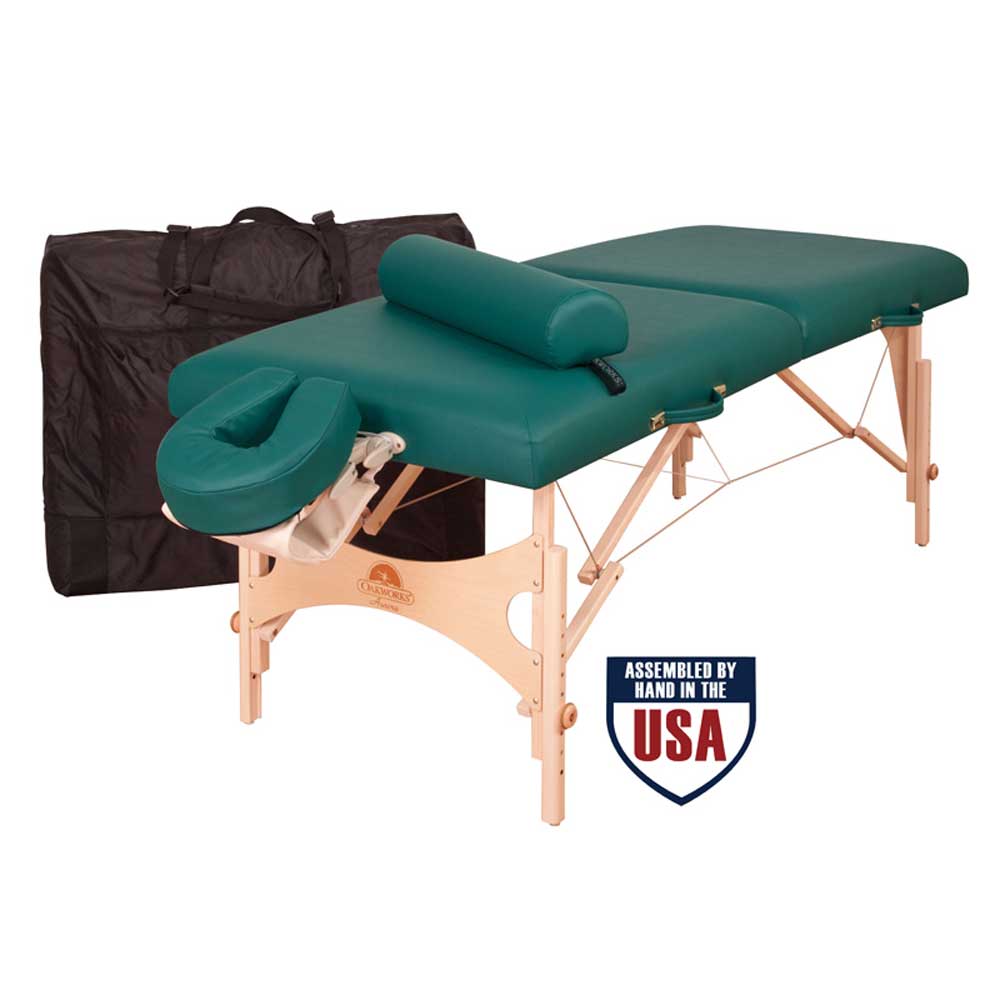 Aurora Professional Portable Massage Table - ibodycare - Oakworks - Essential Package