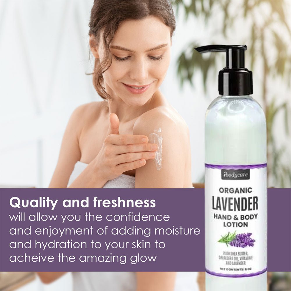 Lavender Organic Hand, Body and Massage Lotion-ibodycare