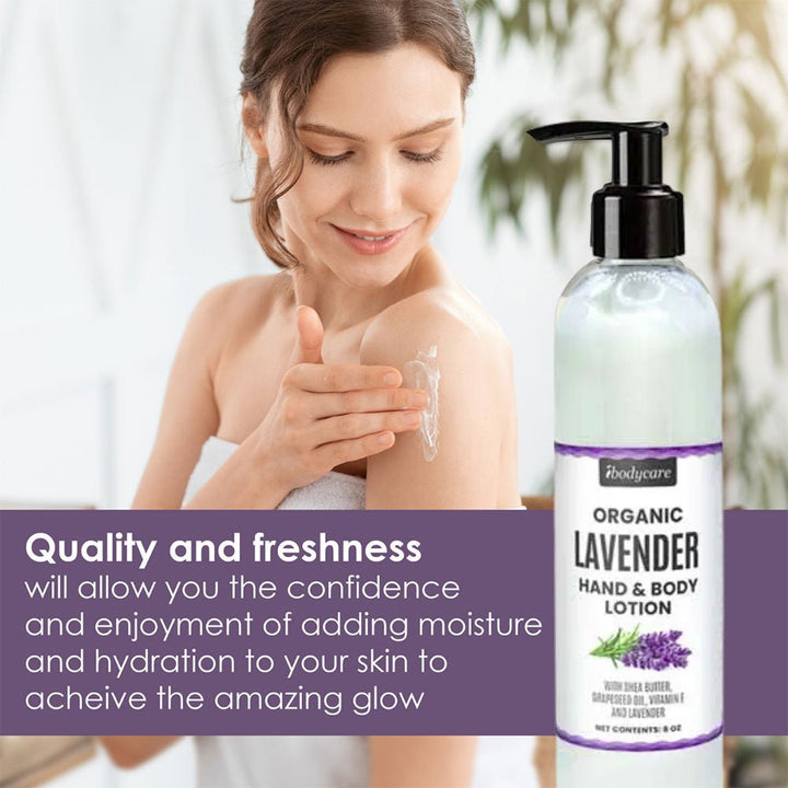 Lavender Organic Hand, Body and Massage Lotion-ibodycare