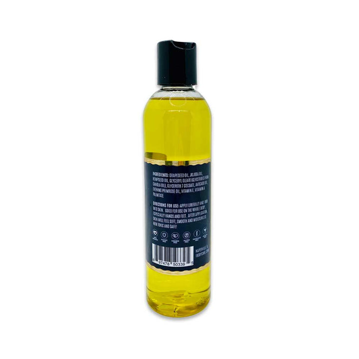 Luxury Organic Face, Body, and Massage Oil, 8 oz – Deep Hydration for Glowing Skin, Great for Sensitive Skin-ibodycare