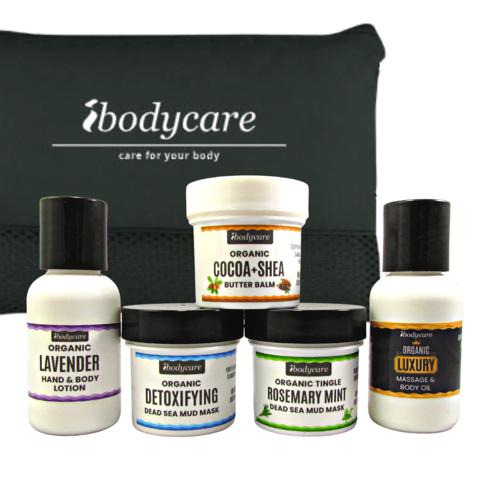 Massage - Travel-Friendly Organic Skin Care Kit: Hydrate, Cleanse And Purify Skin On The Go