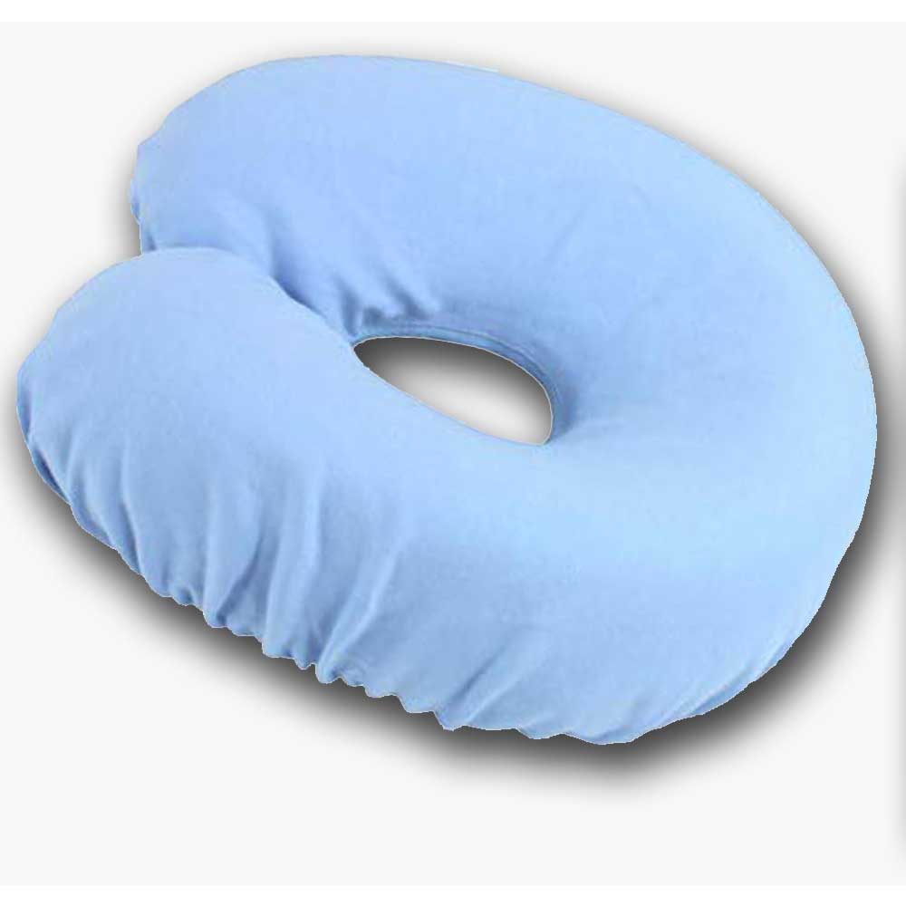 Seamless Fitted Face Cradle Cover - 100% Cotton & Washable - ibodycare - ibodycare - Blue