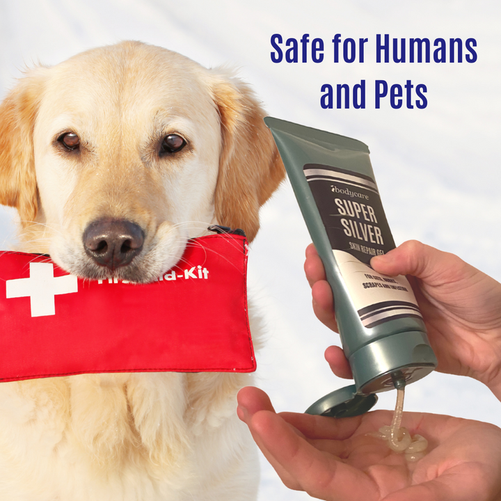 Super Silver Skin Repair Gel Safe for Humans and Pets