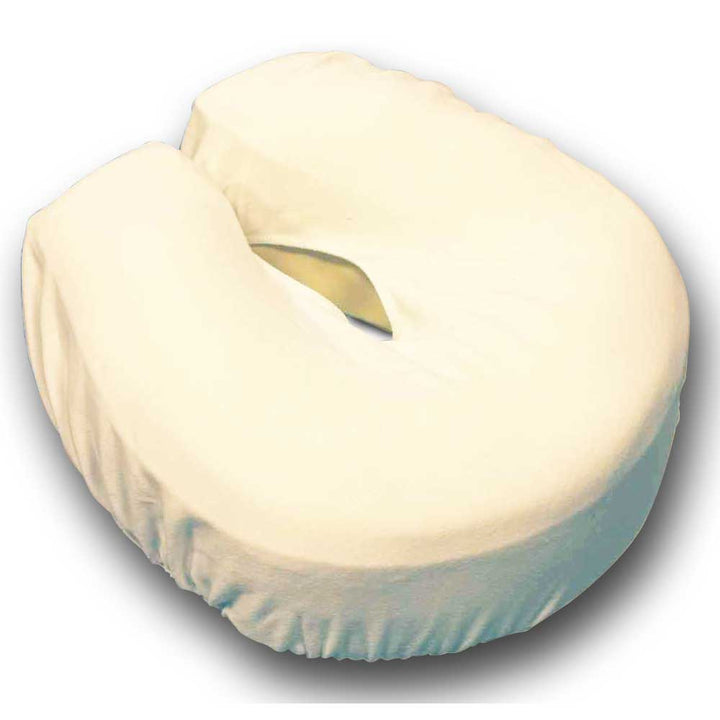 Seamless Fitted Face Cradle Cover - 100% Cotton & Washable - ibodycare - ibodycare - White