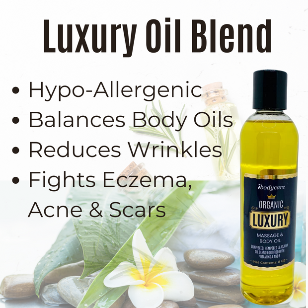 Luxury Organic Bath, Body and Massage Oil with Hempseed Oil