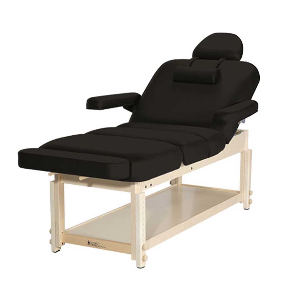 Aura Deluxe Stationary Massage Table - ibodycare - Custom Craftworks - 