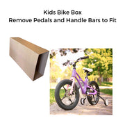 Kids bike shipping box