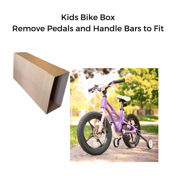 Kids bike shipping box