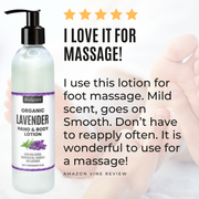 Review of Organic Lavender Hand and Body Lotion