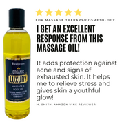 Luxury Organic Massage and Body Oil, Travel Size