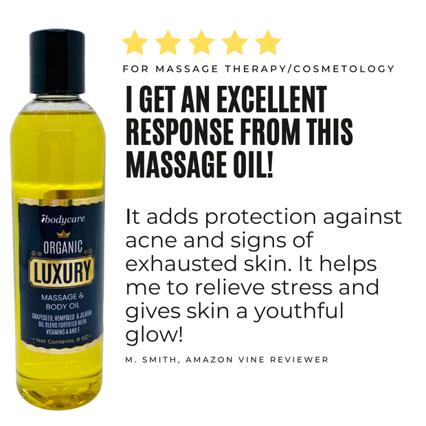 Luxury Organic Face, Body and Massage Oil, 1-oz or Travel Size