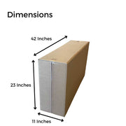 Dimensions 42x23x11 inches