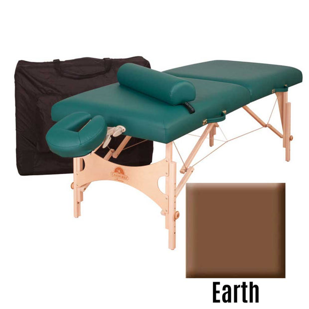 Oakworks Aurora Professional Portable Massage Table Package Earth