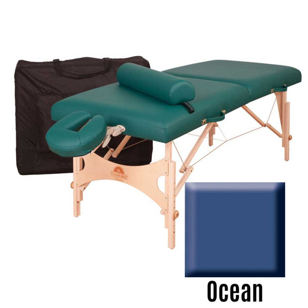 Oakworks Aurora Professional Portable Massage Table Package Ocean
