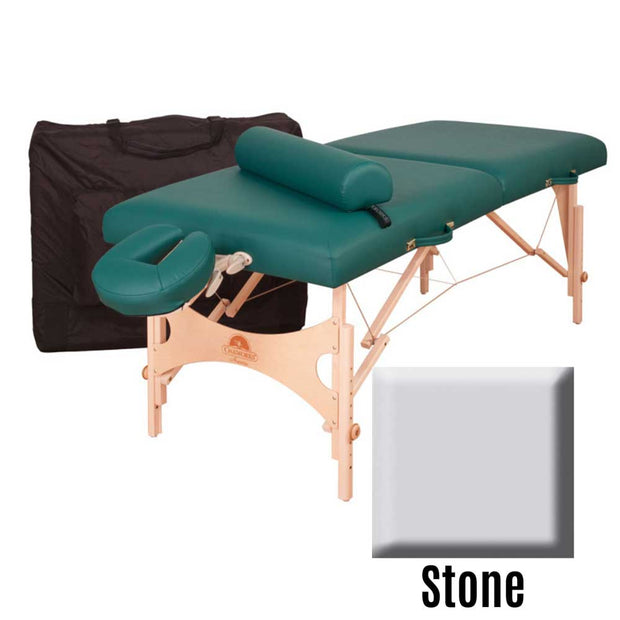 Oakworks Aurora Professional Portable Massage Table Package Stone