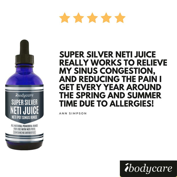 Review of ibodycare Super Silver Neti Juice