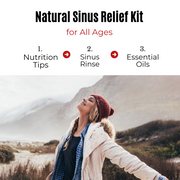 Natural Sinus Relief Kit with Colloidal Silver and Essential Oils