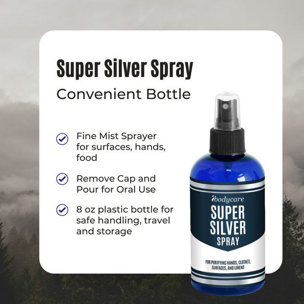 Colloidal silver spray