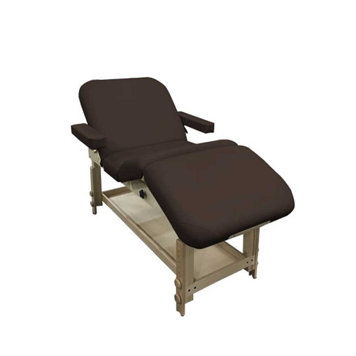 Taj Mahal Deluxe Stationary Massage Table Chocolate