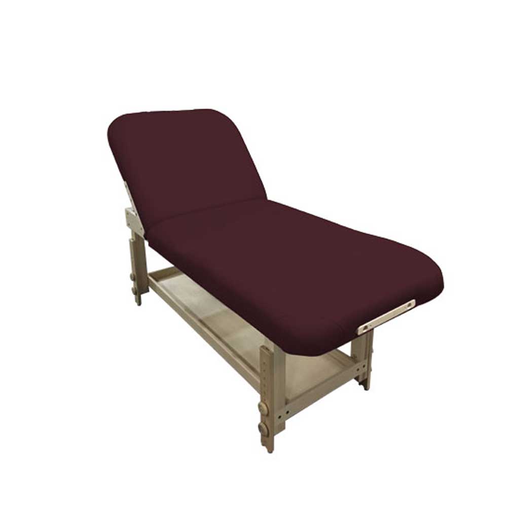 Taj Mahal Lift Back Stationary Massage Table - ibodycare - Custom Craftworks - 28" Fixed Height with H - Brace