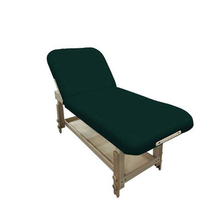 Taj Mahal Lift Back Stationary Massage Table Hunter Green