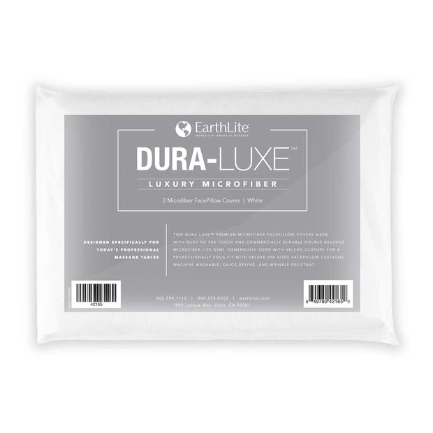 dura luxe microfiber facepillow covers white