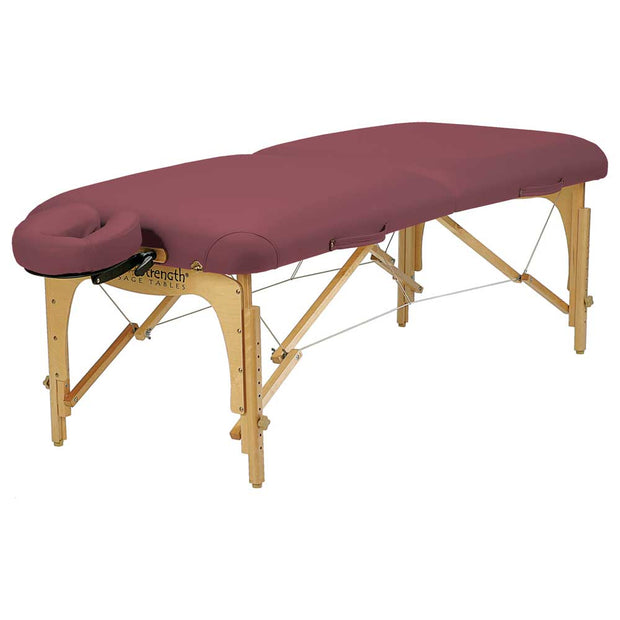 E2 Portable Massage Table Burgundy 