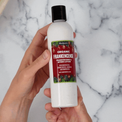 Frankincense and Myrrh Organic Hand, Body and Massage Lotion-ibodycare