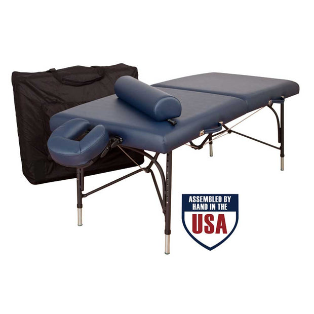 Wellspring Portable Massage Table Package with Bolster